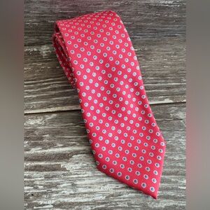 IZOD necktie men’s formal wear tie business suit polyester dot print pattern‎